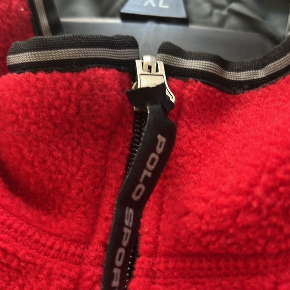 POLO SPORT RALPH LAUREN Reversible Red Fleece Vest - Picture 9 of 12